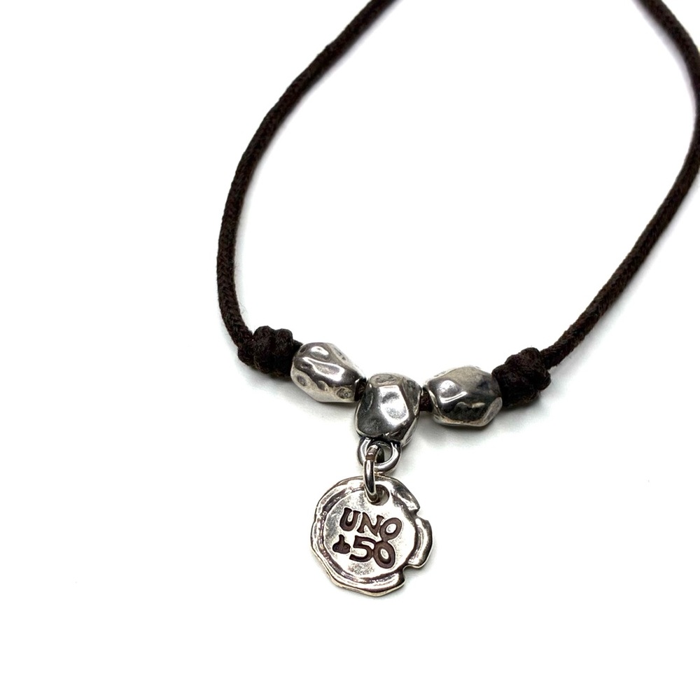 Uno de 50 Trademark Medallion & Beaded Cord Necklace